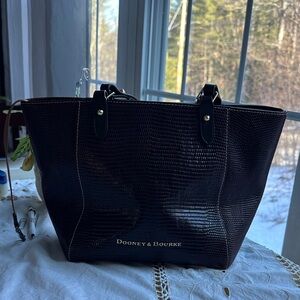 Dooney & Bourke Textured Black Tote